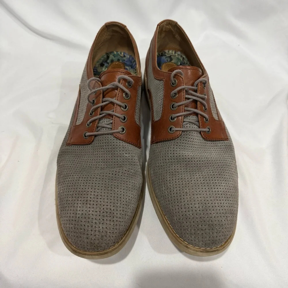 Johnston & Murphy Perforated Oxford‎ Shoes 10M Smart Casual Lightweight Corpcore